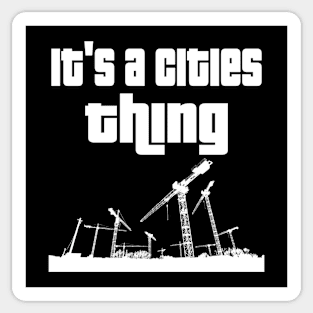 It's a cities thing. Sticker